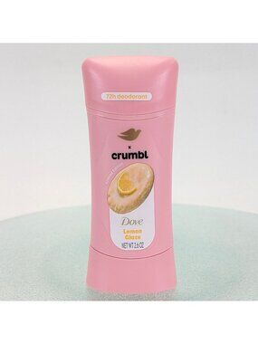 Dove x Crumbl Deodorant Stick Crumbl Lemon Glaze Aluminum Free, 2.6 oz